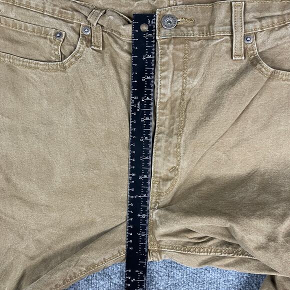 Denizen Levi's Jeans Mens Size 38x32 Brown Straight Fit Stretch Casual Denim - Picture 4 of 11